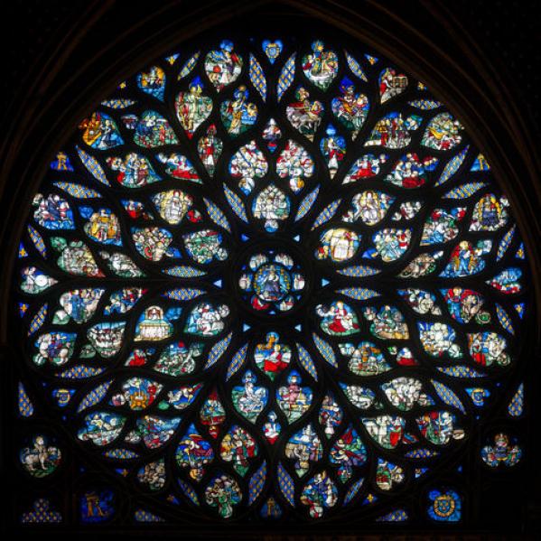 Restauration rosace et vitraux sainte-chapelle 